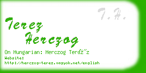 terez herczog business card